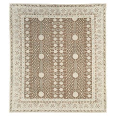 Tapis Khotan du Turkestan oriental du 21e siècle de grande taille