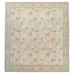21st Century East Turkestan Khotan Large Square Carpet