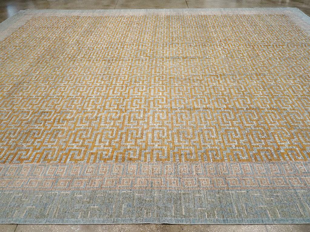 Tapis Khotan du Turkestan oriental surdimensionné du 21e siècle Neuf - En vente à New York, NY