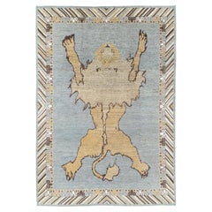 21st Century East Turkestan Khotan Pictorial Room Size Carpet by Galerie Shabab