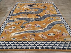 21st Century East Turkestan Khotan Pictorial Room Size Carpet by Galerie Shabab