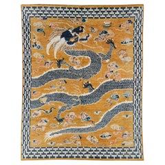 Tapis pictural Khotan du Turkestan oriental du 21e siècle