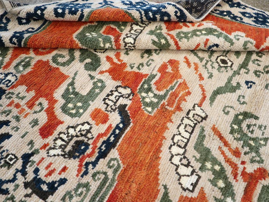 Tapis pictural Khotan du Turkestan oriental du 21e siècle en vente 2