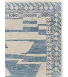 21st Century East Turkestan Khotan Room Size Carpet by Galerie Shabab