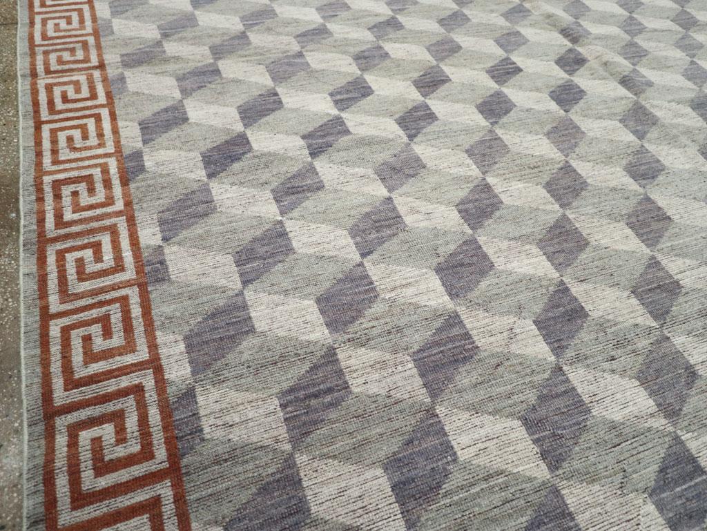 Noué à la main Tapis Khotan du Turkestan oriental du 21e siècle en vente