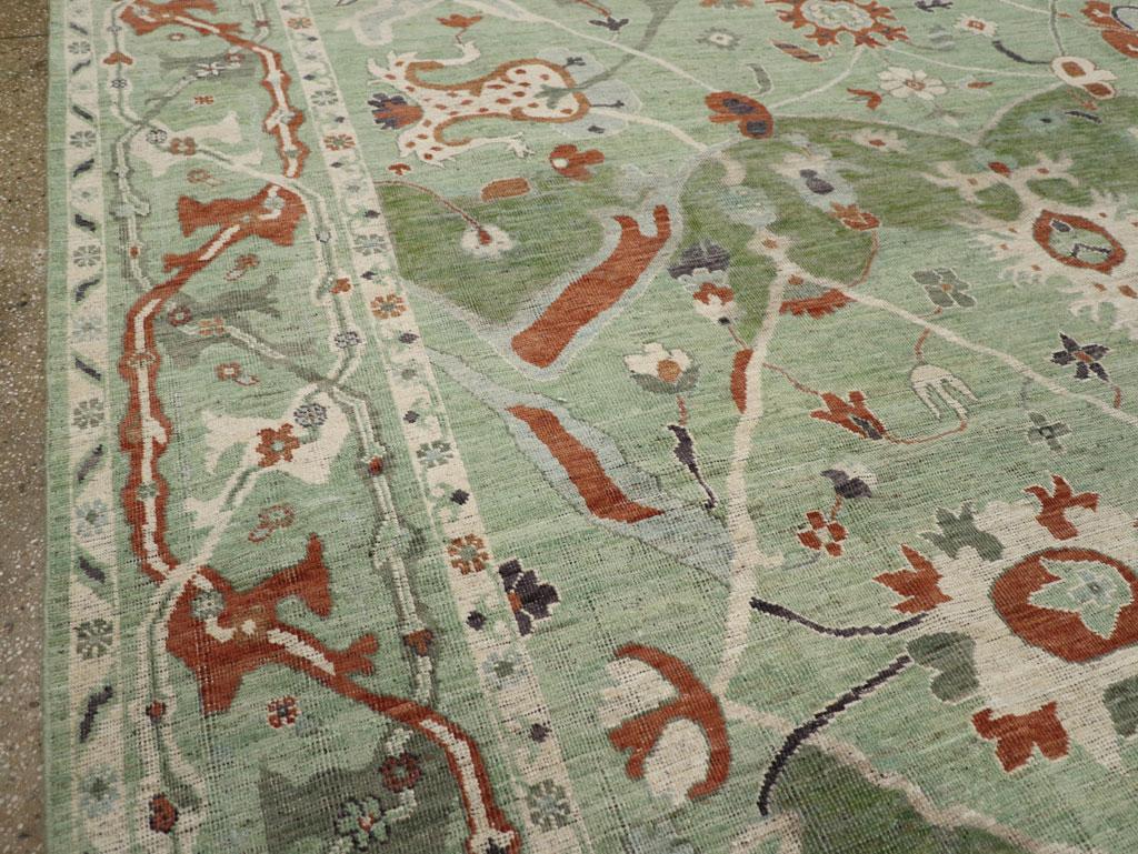 Noué à la main Tapis Khotan du Turkestan oriental du 21e siècle en vente