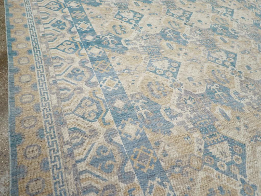 Noué à la main Tapis Khotan du Turkestan oriental du 21e siècle en vente