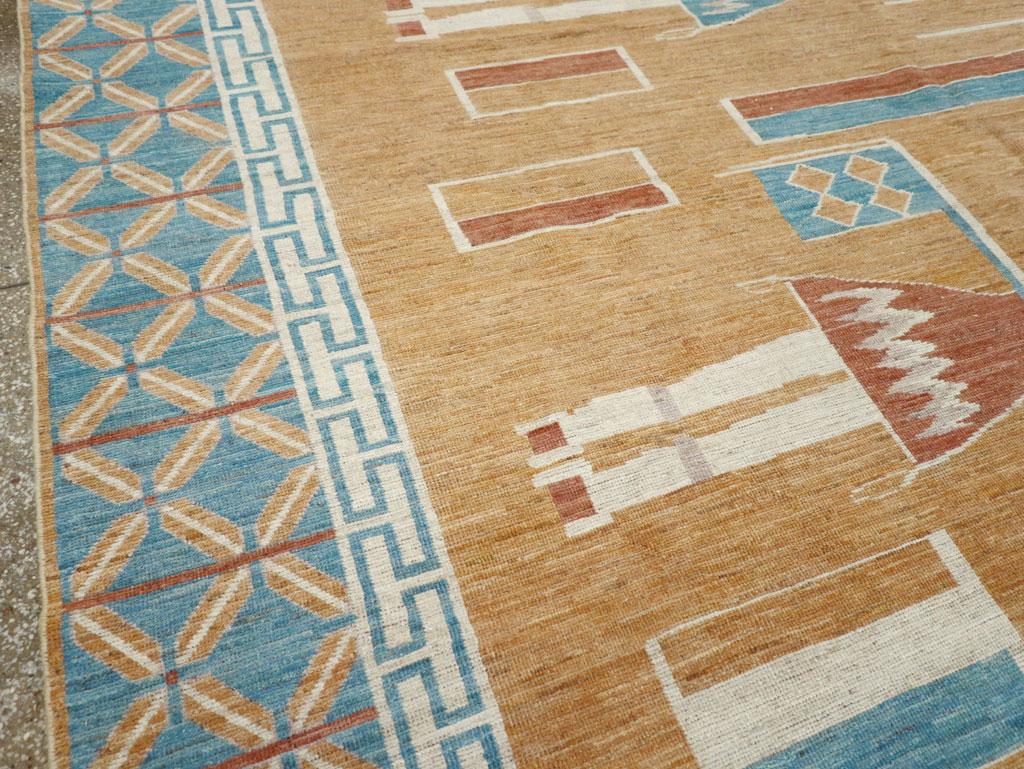 Noué à la main Tapis Khotan du Turkestan oriental du 21e siècle en vente