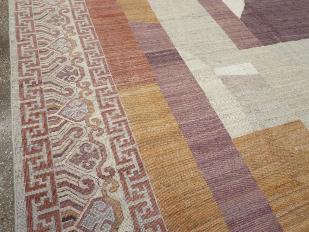 Noué à la main Tapis Khotan du Turkestan oriental du 21e siècle en vente