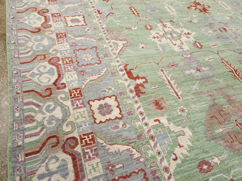 Noué à la main Tapis Khotan du Turkestan oriental du 21e siècle en vente