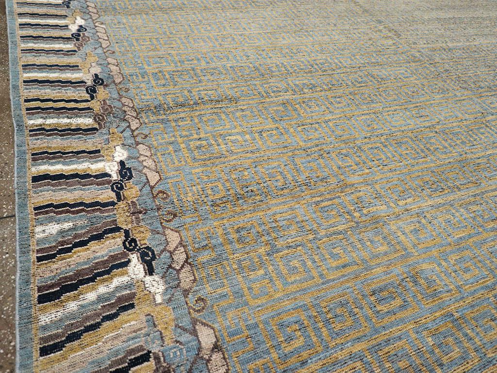 Noué à la main Tapis Khotan du Turkestan oriental du 21e siècle en vente