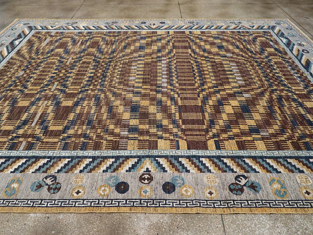 Tapis Khotan du Turkestan oriental du 21e siècle Neuf - En vente à New York, NY
