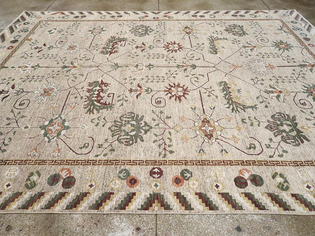 Tapis Khotan du Turkestan oriental du 21e siècle Neuf - En vente à New York, NY