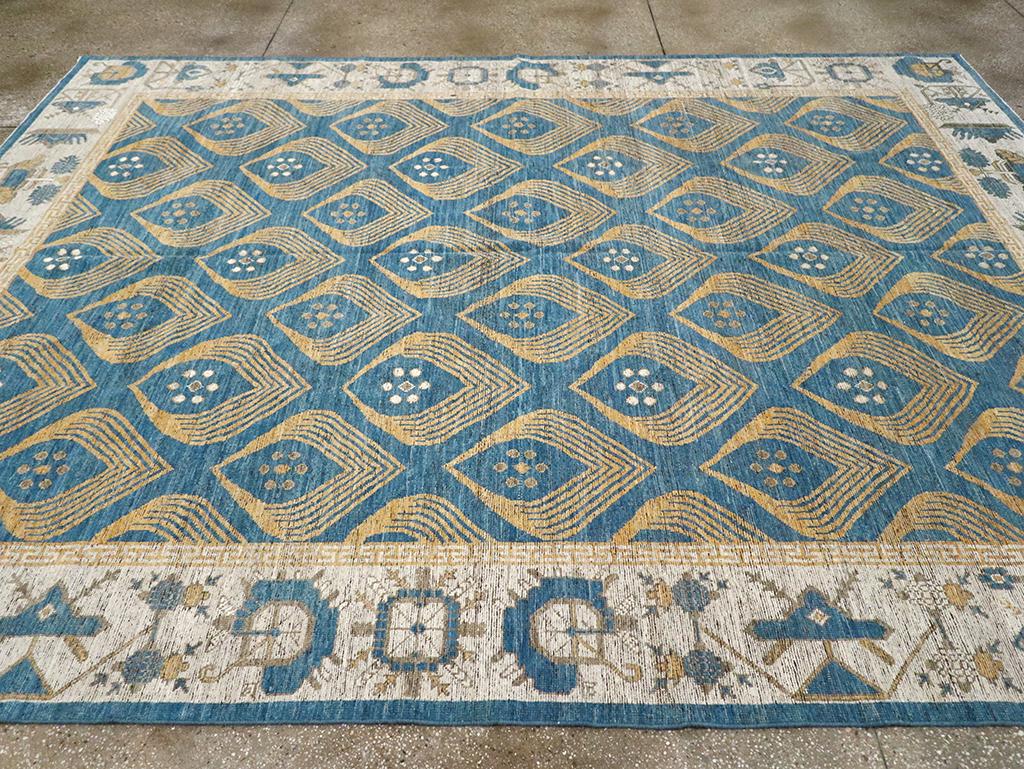 Tapis Khotan du Turkestan oriental du 21e siècle Neuf - En vente à New York, NY