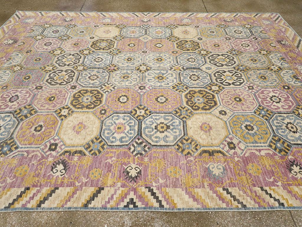 Tapis Khotan du Turkestan oriental du 21e siècle Neuf - En vente à New York, NY