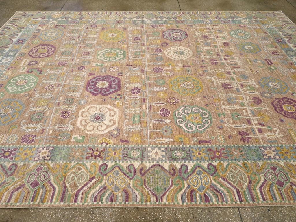 Tapis Khotan du Turkestan oriental du 21e siècle Neuf - En vente à New York, NY