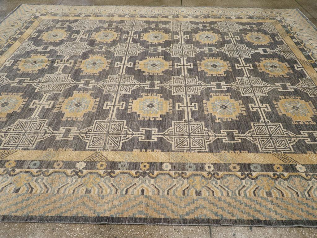 Tapis Khotan du Turkestan oriental du 21e siècle Neuf - En vente à New York, NY