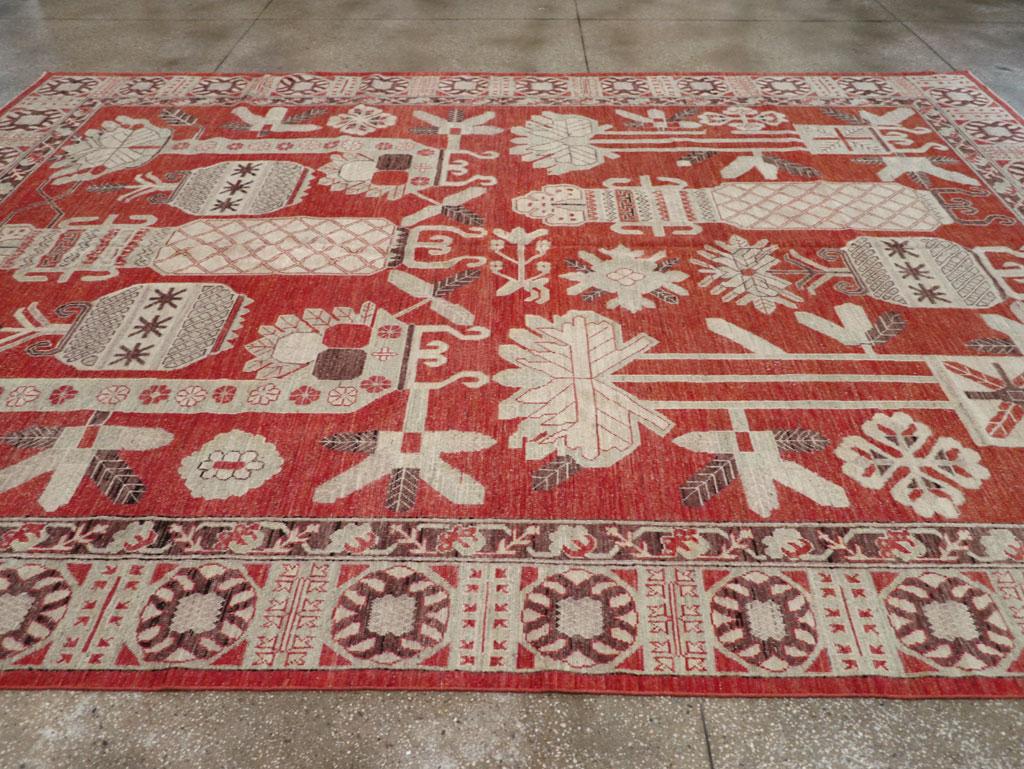 Tapis Khotan du Turkestan oriental du 21e siècle Neuf - En vente à New York, NY