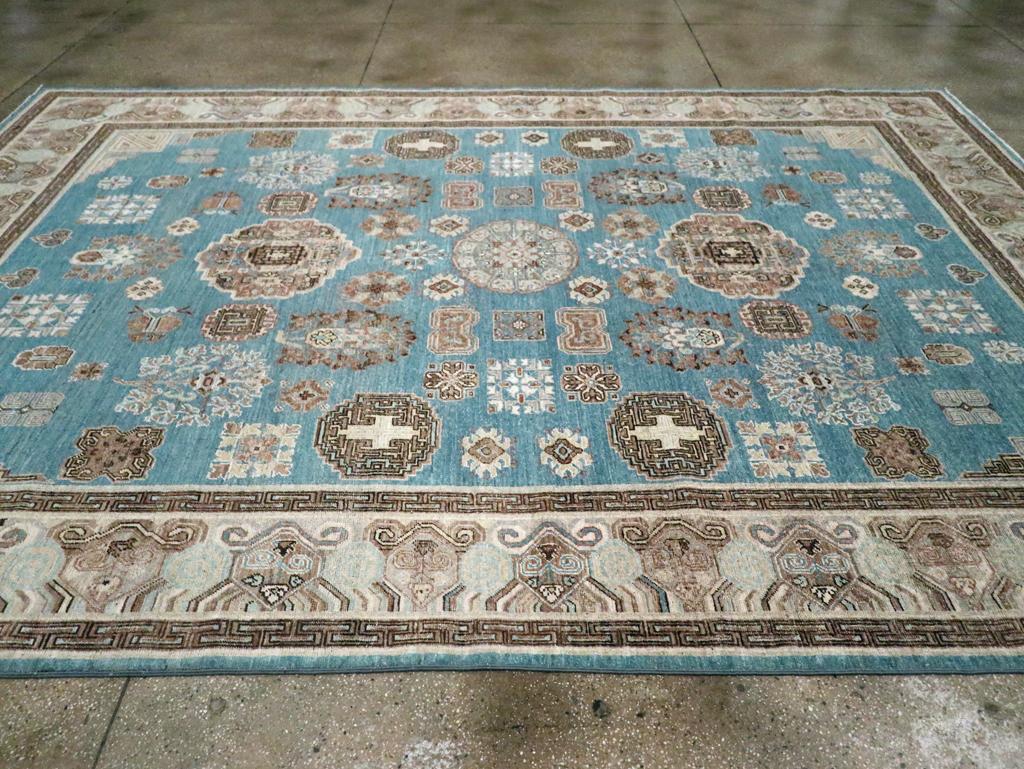 Tapis Khotan du Turkestan oriental du 21e siècle Neuf - En vente à New York, NY