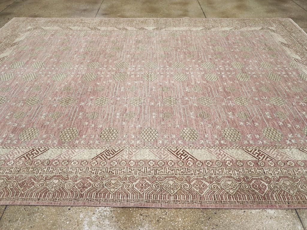 Tapis Khotan du Turkestan oriental du 21e siècle Neuf - En vente à New York, NY