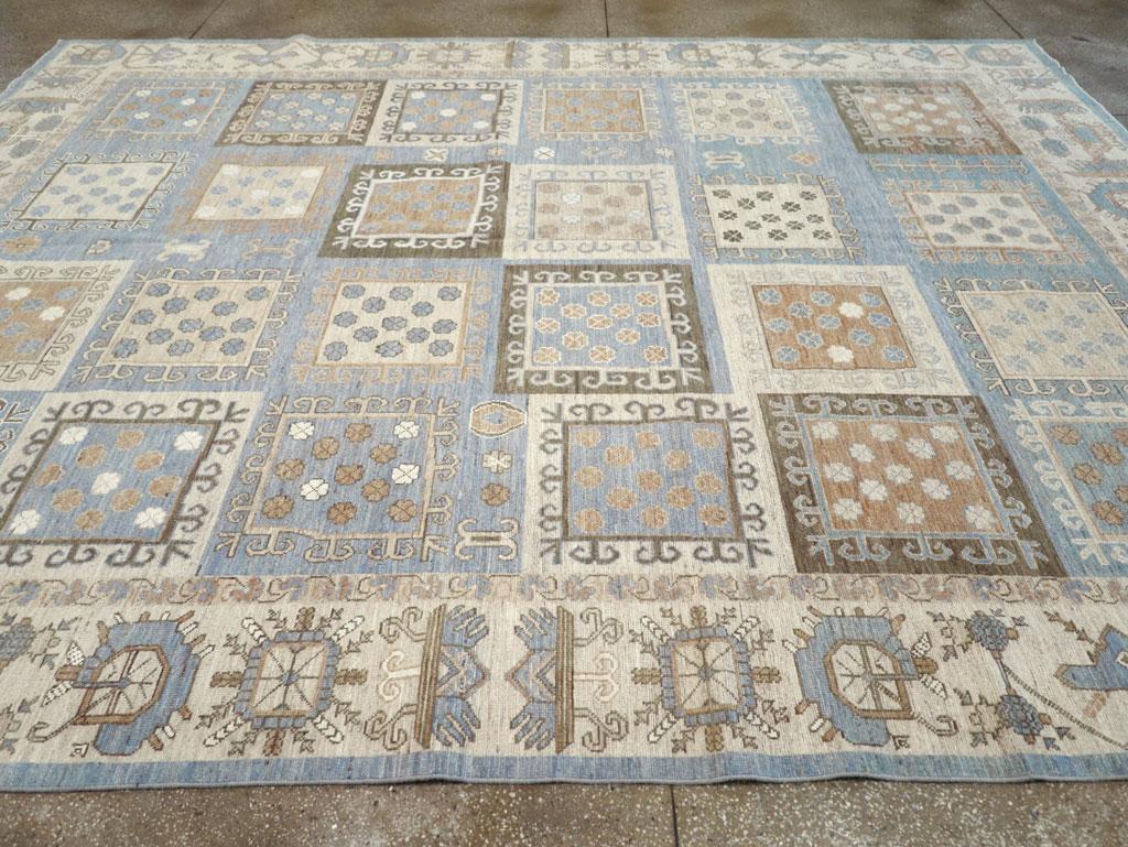 Tapis Khotan du Turkestan oriental du 21e siècle Neuf - En vente à New York, NY