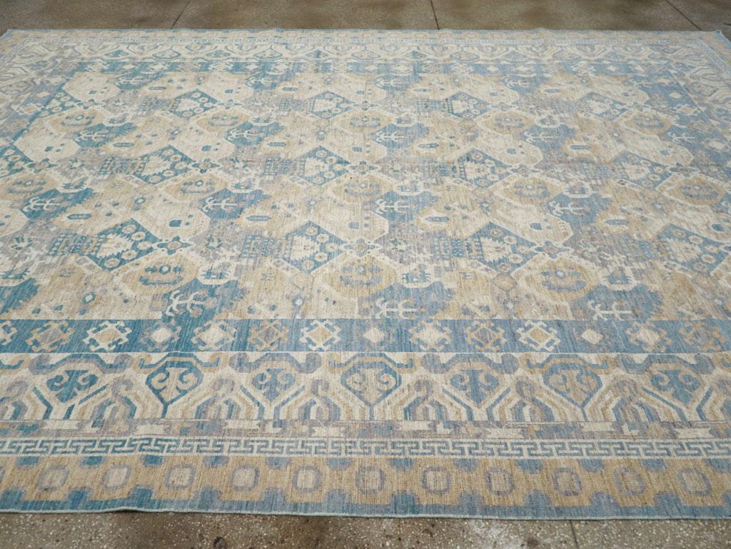 Tapis Khotan du Turkestan oriental du 21e siècle Neuf - En vente à New York, NY