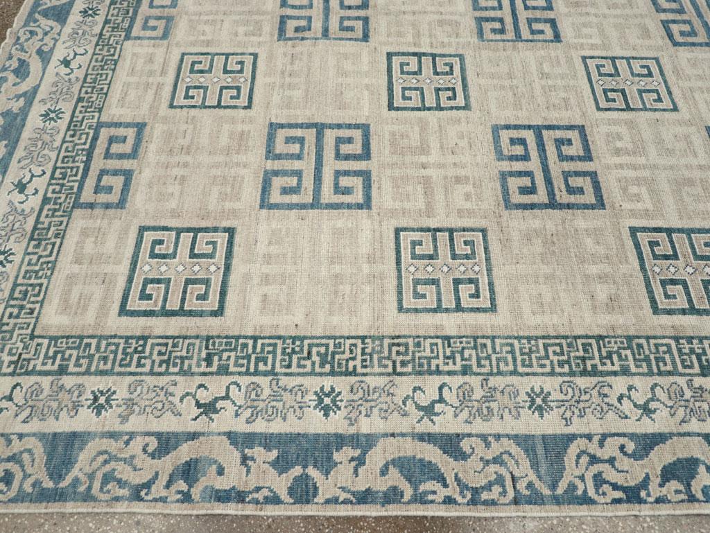 XXIe siècle et contemporain Tapis Khotan du Turkestan oriental du 21e siècle en vente