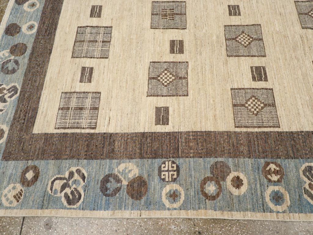 XXIe siècle et contemporain Tapis Khotan du Turkestan oriental du 21e siècle en vente