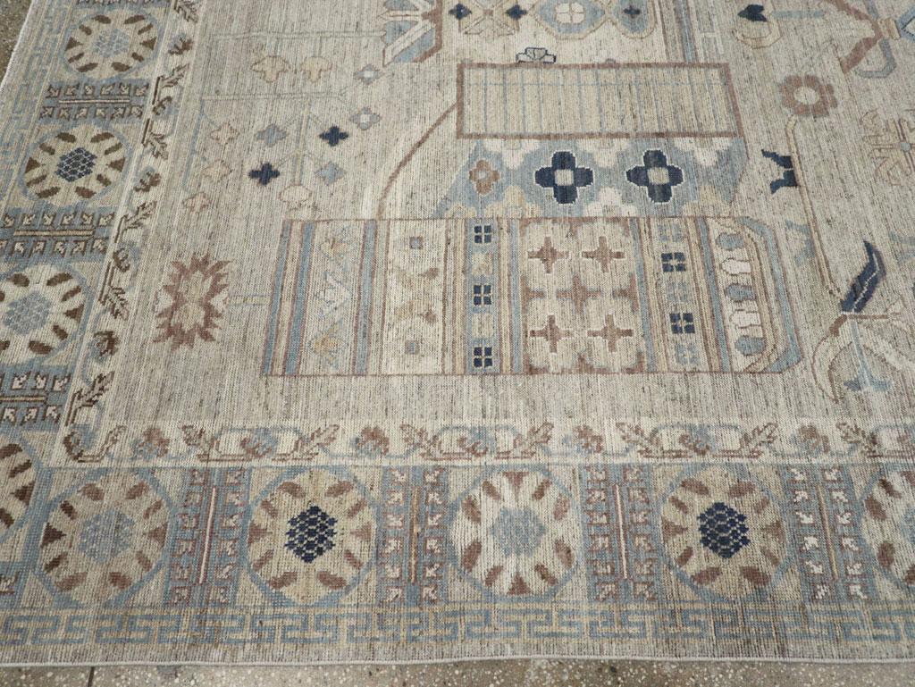 XXIe siècle et contemporain Tapis Khotan du Turkestan oriental du 21e siècle en vente