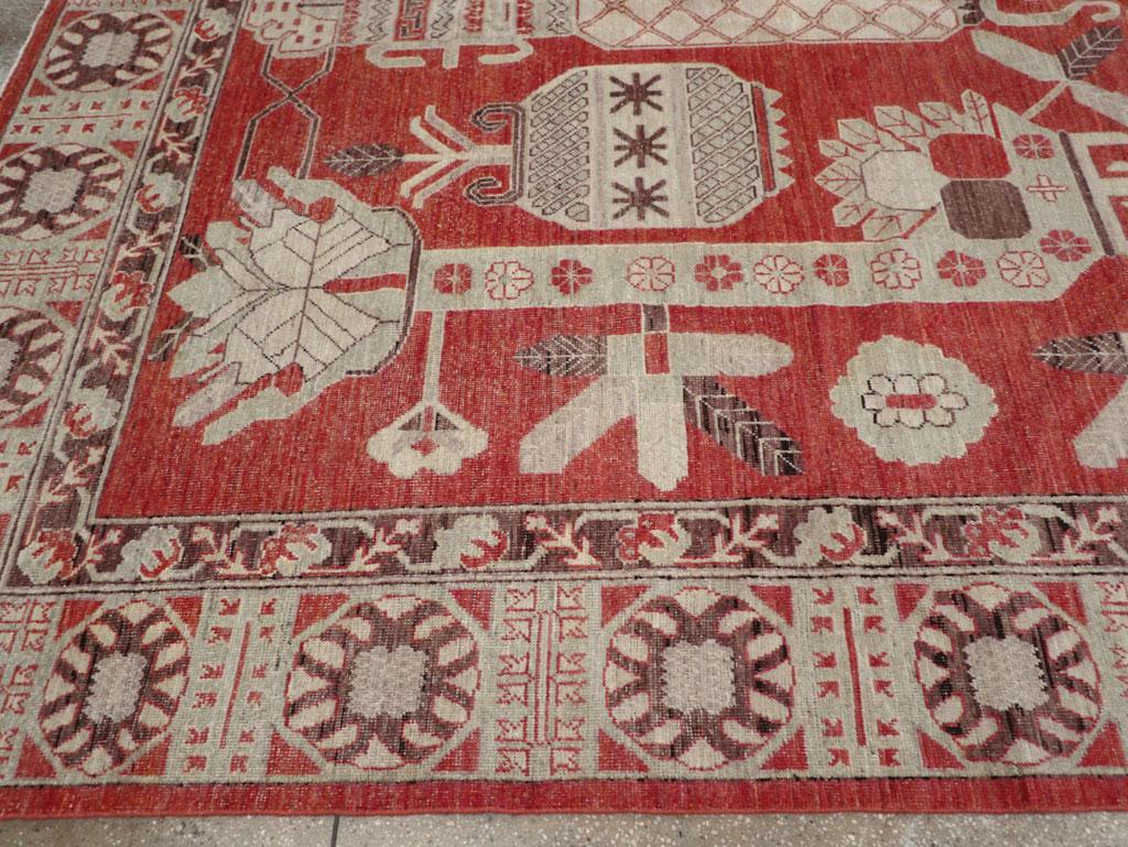 XXIe siècle et contemporain Tapis Khotan du Turkestan oriental du 21e siècle en vente