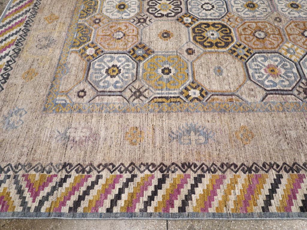 XXIe siècle et contemporain Tapis Khotan du Turkestan oriental du 21e siècle en vente