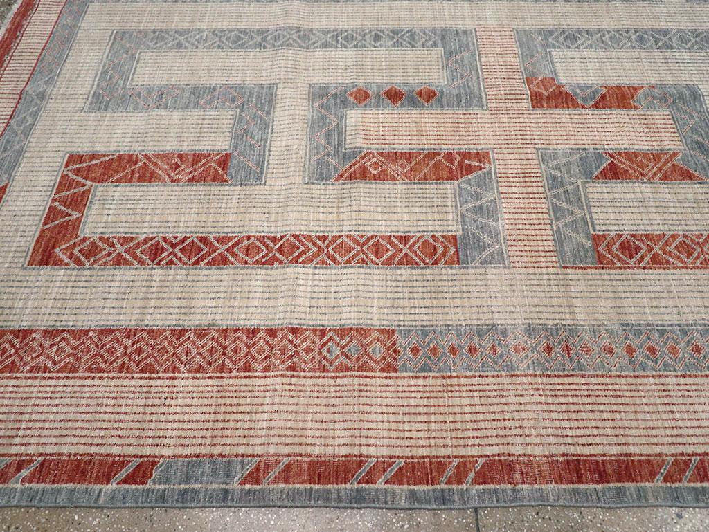 Laine Tapis Khotan du Turkestan oriental du 21e siècle en vente