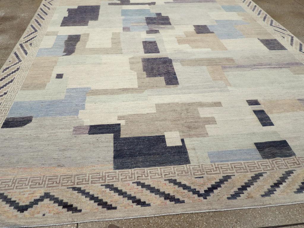 Contemporary 21st Century East Turkestan Khotan Room Size Carpet For Sale