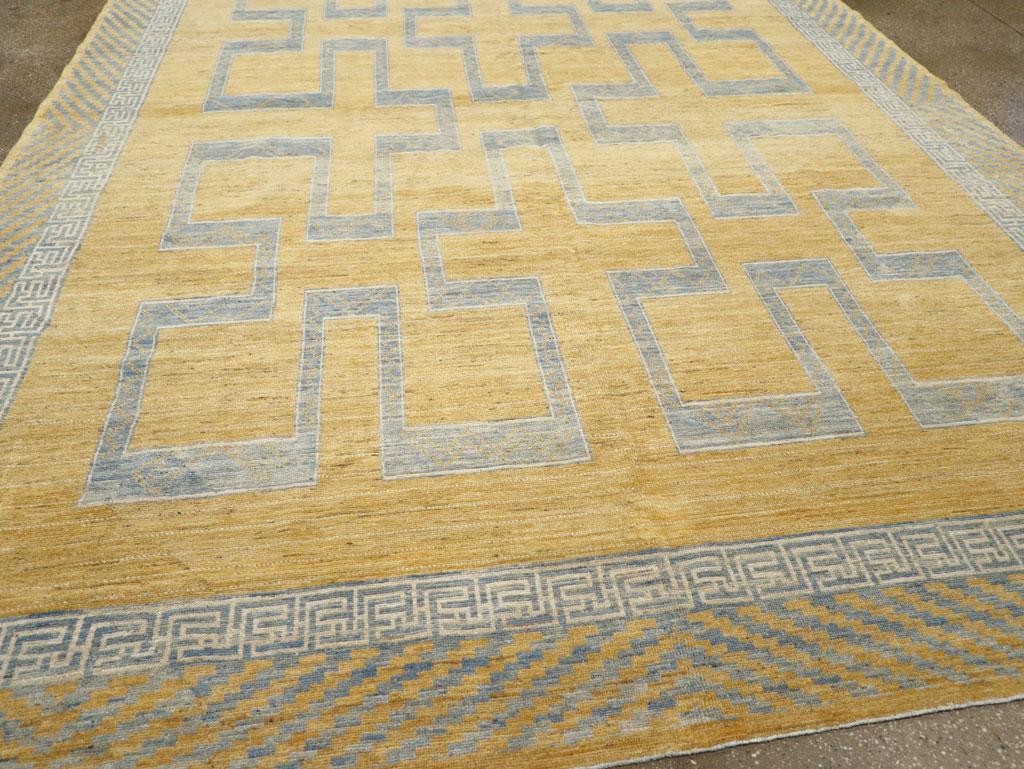 Laine Tapis Khotan du Turkestan oriental du 21e siècle en vente
