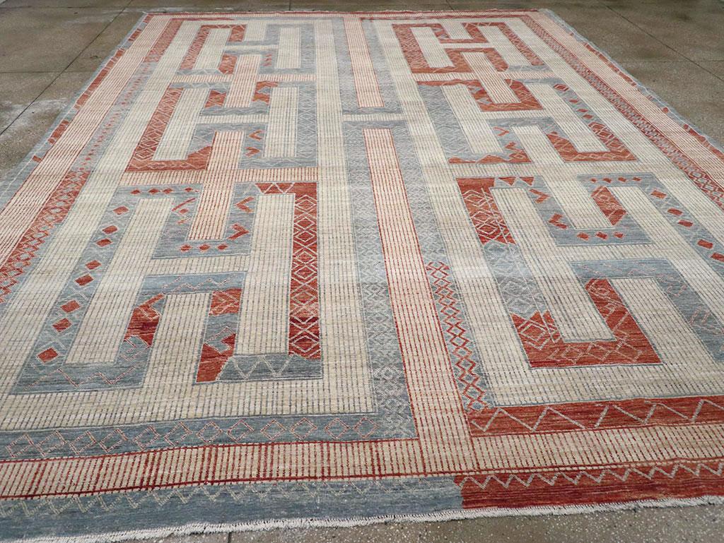 Tapis Khotan du Turkestan oriental du 21e siècle en vente 1