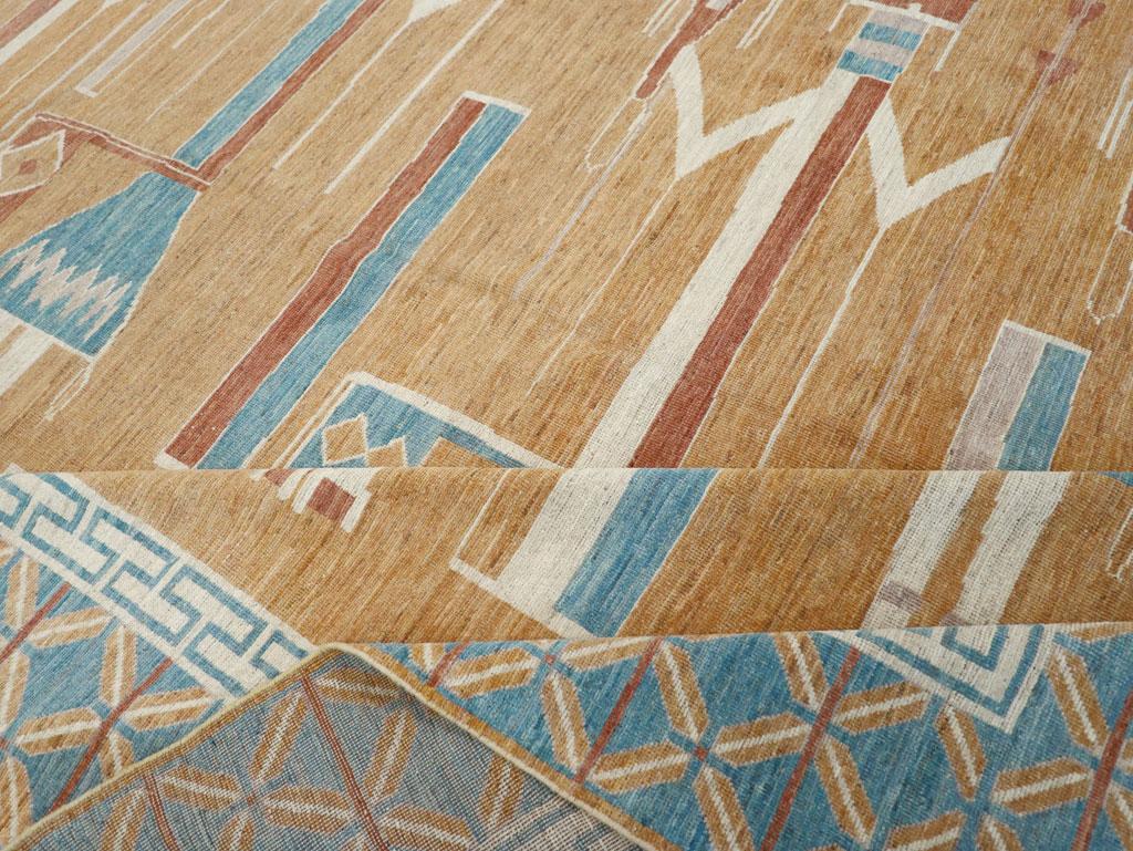 Tapis Khotan du Turkestan oriental du 21e siècle en vente 1