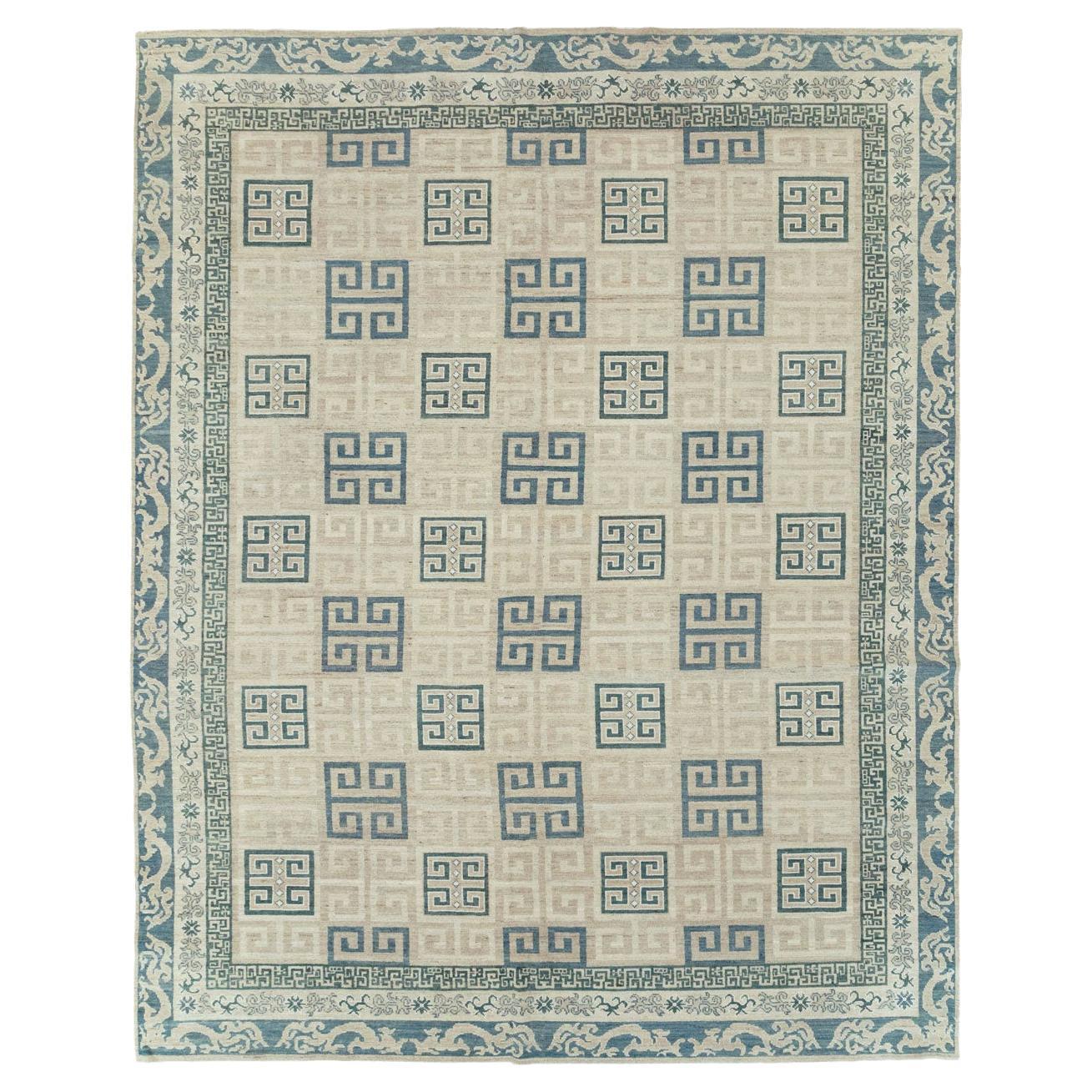 Tapis Khotan du Turkestan oriental du 21e siècle