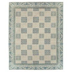 Tapis Khotan du Turkestan oriental du 21e siècle