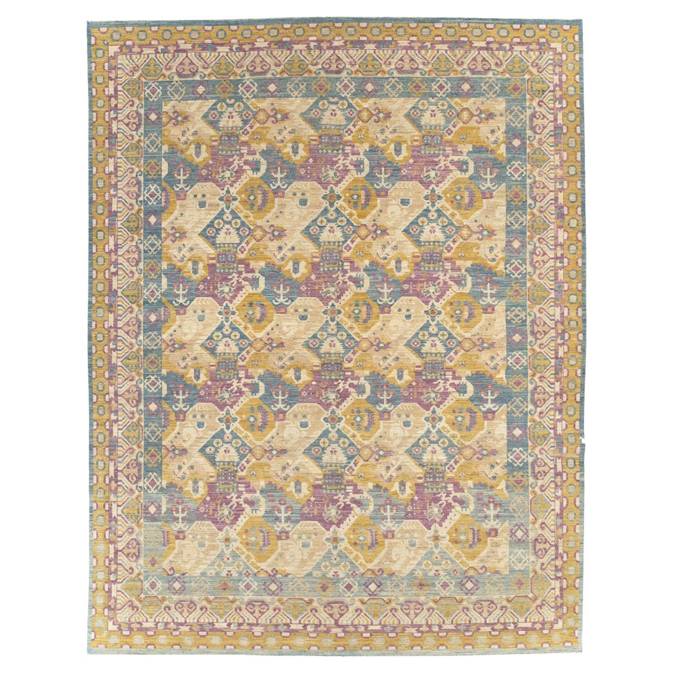 21st Century East Turkestan Khotan Room Size Carpet
