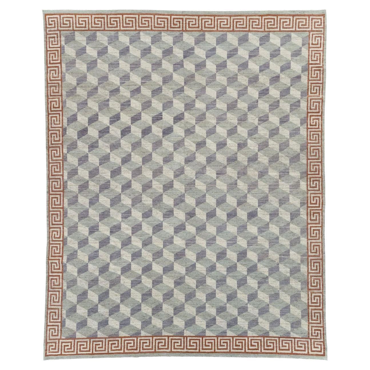 Tapis Khotan du Turkestan oriental du 21e siècle