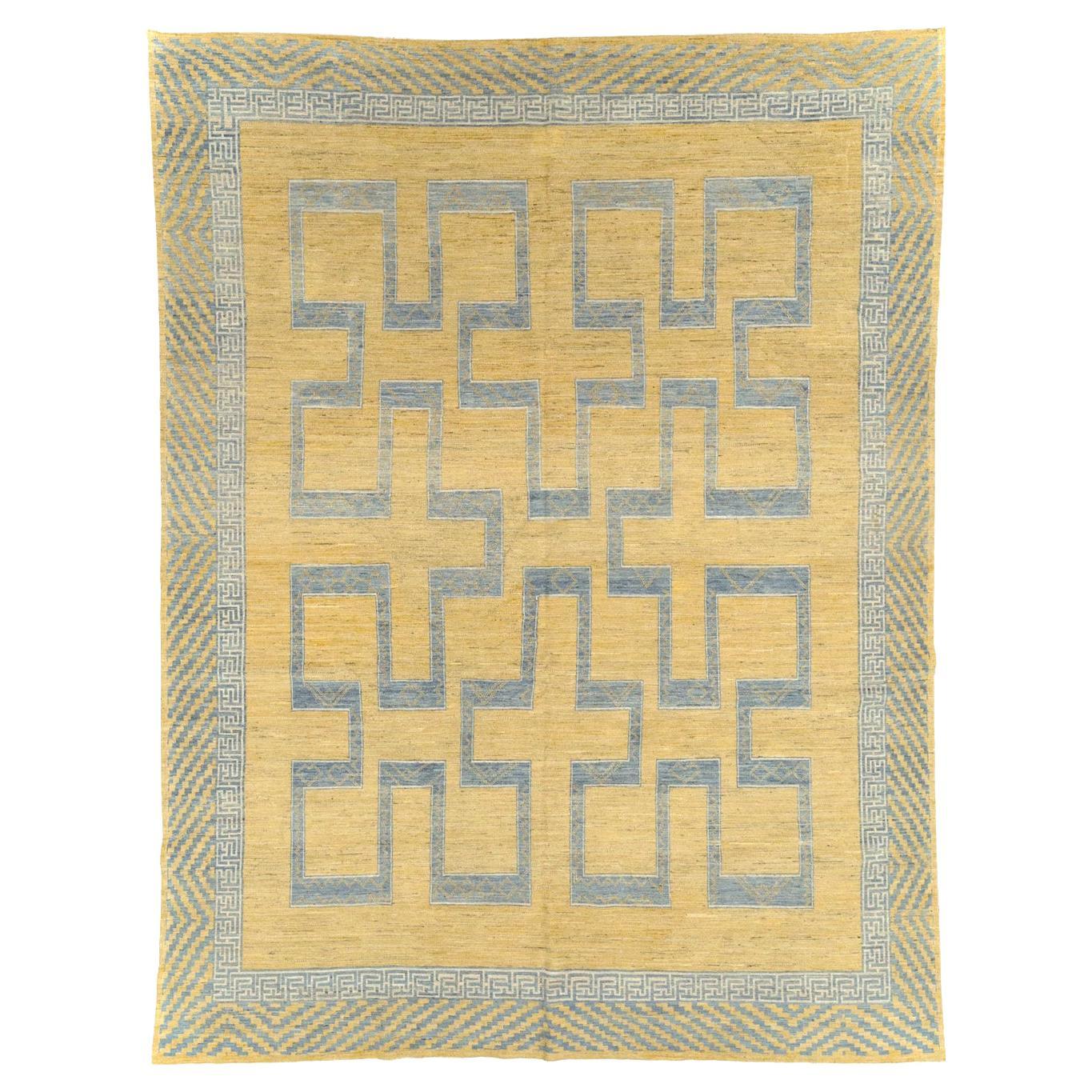 Tapis Khotan du Turkestan oriental du 21e siècle