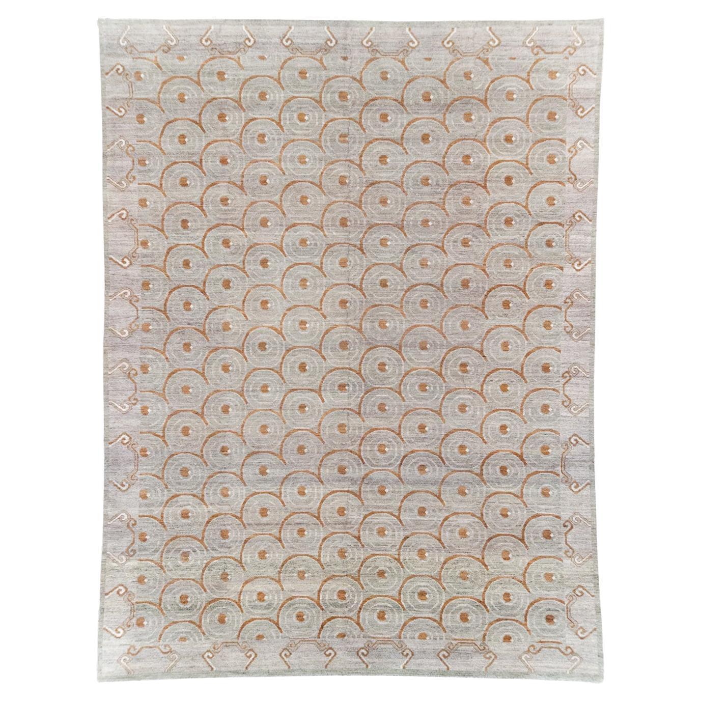 21st Century East Turkestan Khotan Room Size Carpet