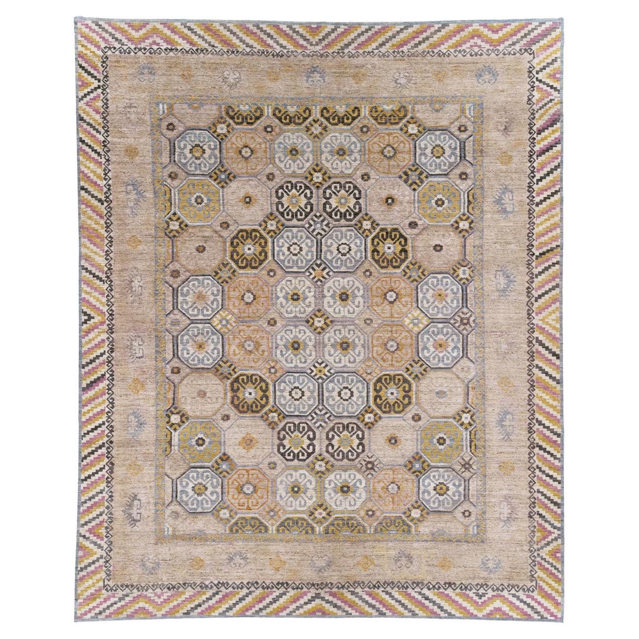 Tapis Khotan du Turkestan oriental du 21e siècle en vente