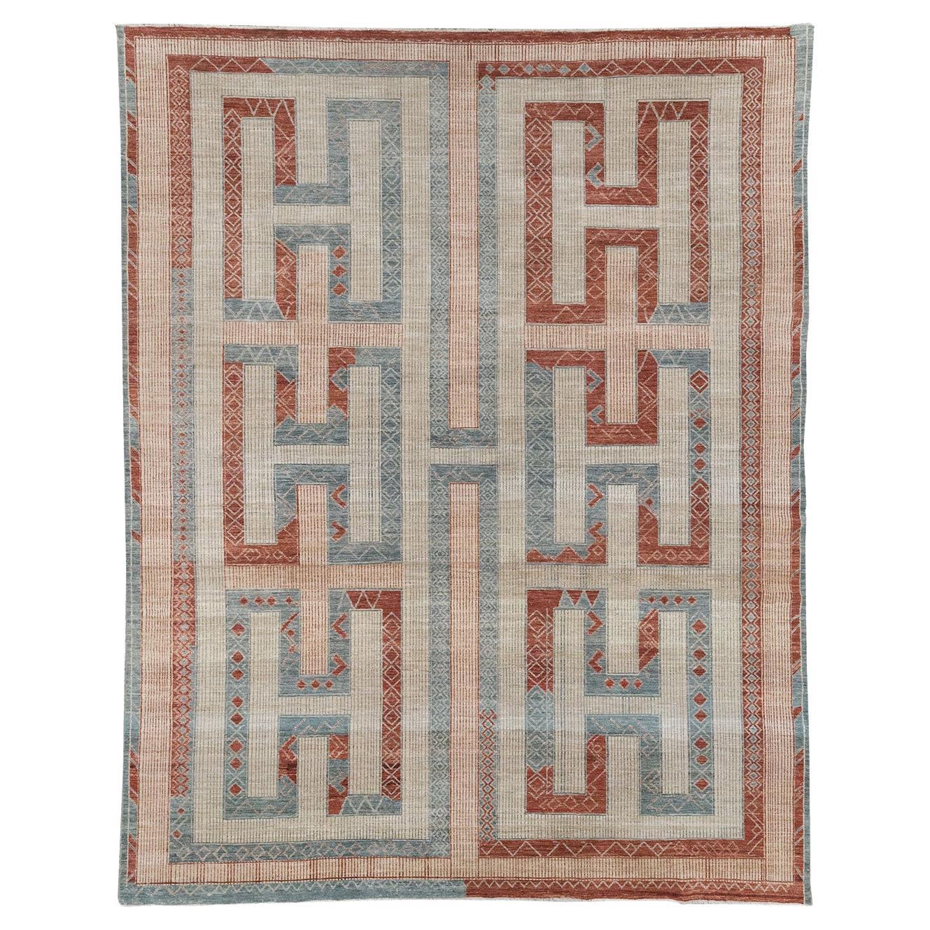 Tapis Khotan du Turkestan oriental du 21e siècle