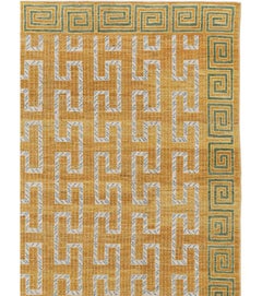 21st Century East Turkestan Khotan Square Room Size Carpet by Galerie Shabab