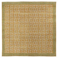 21st Century East Turkestan Khotan Square Room Size Carpet by Galerie Shabab