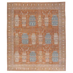 21st Century East Turkestan Khotan Vase Pictorial Large Carpet