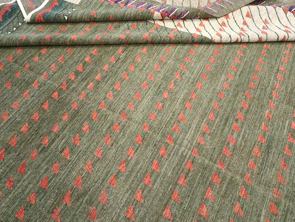 21st Century East Turkestan Modern Large Room Size Carpet For Sale 1