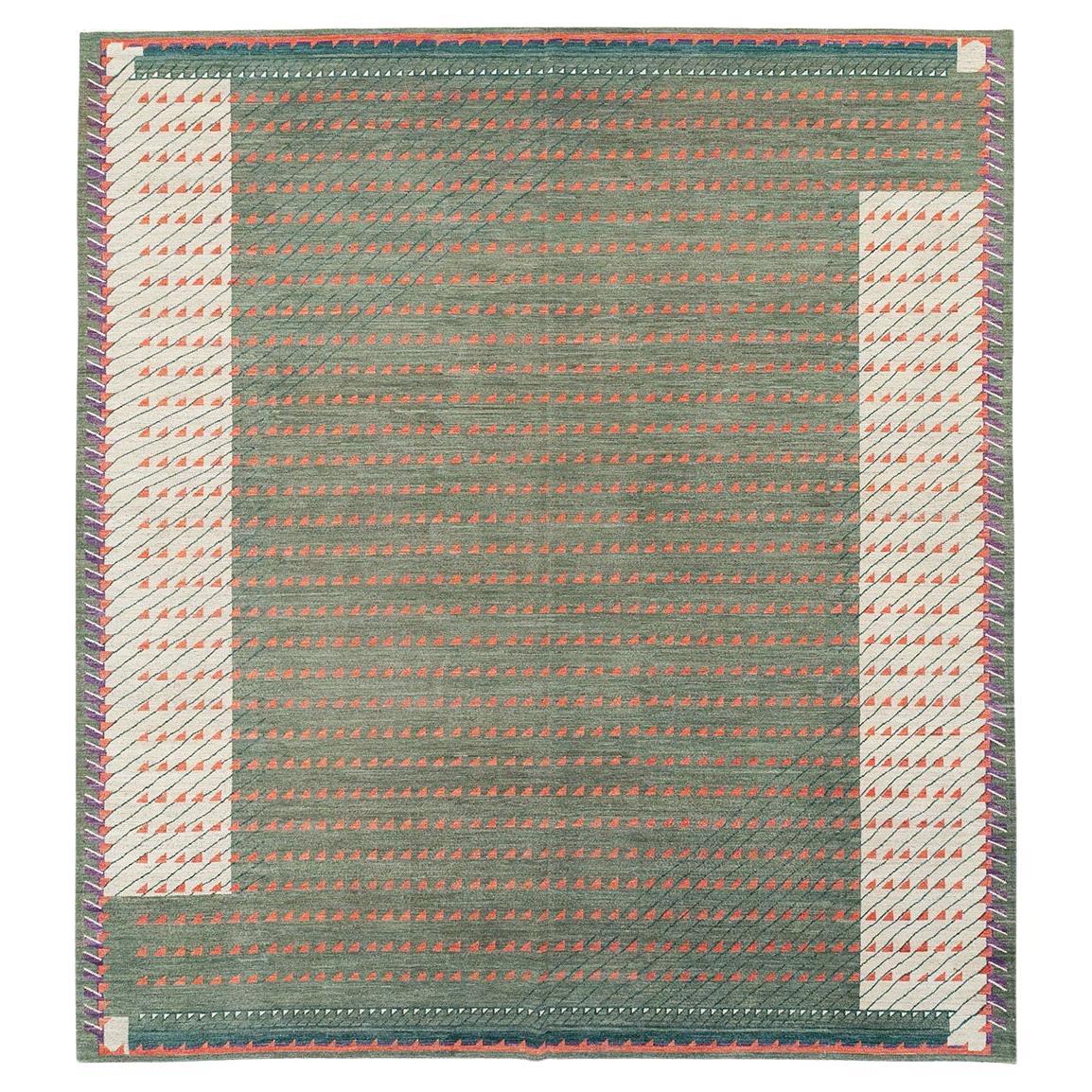 21st Century East Turkestan Modern Large Room Size Carpet For Sale