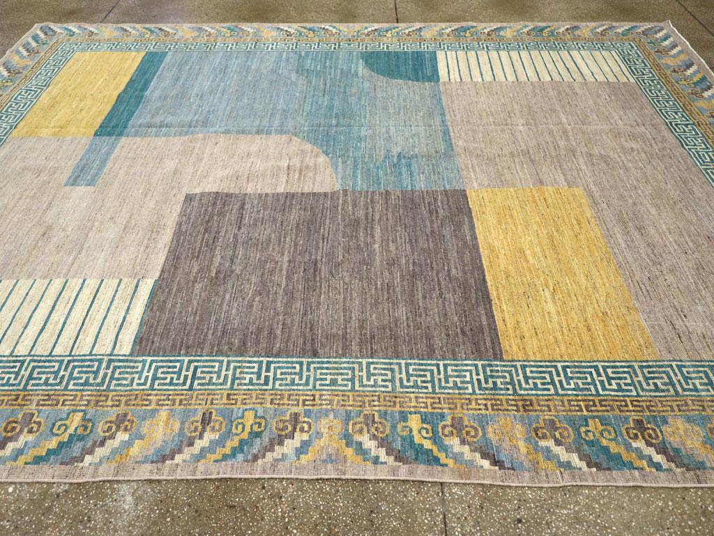 Noué à la main Tapis moderne du Turkestan oriental du 21e siècle en vente